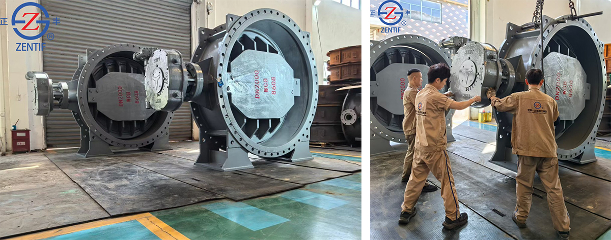 ZENTIF In-House Developed DN2000 Double Eccentric Butterfly Valve Passes Performance Tests